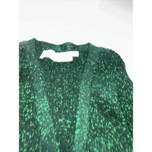 Astr Karen Cardigan Size XS - Green Sparkles - Designer - New!